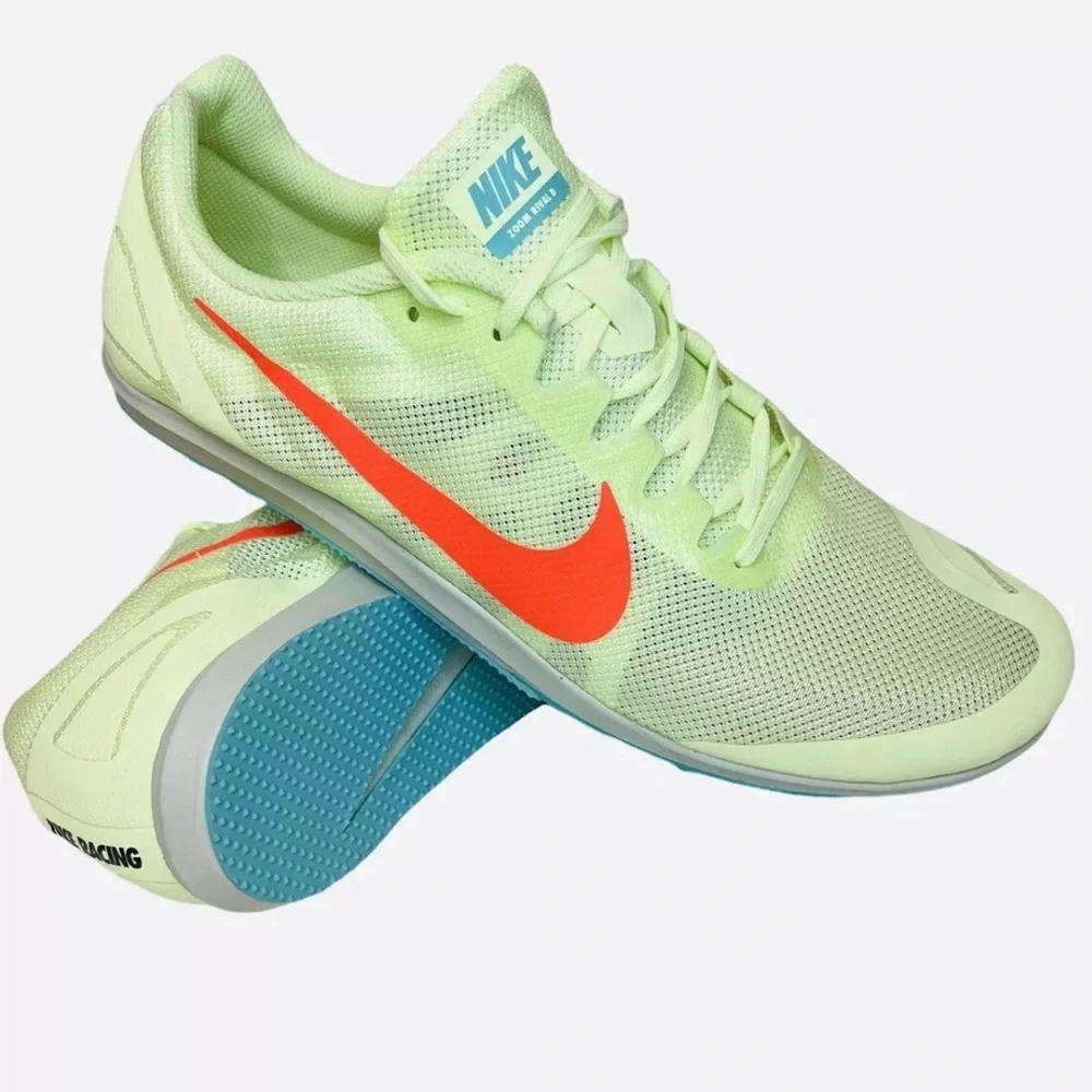 Nike Zoom Rival D Track Racing Spikes 10 Barely Volt Green 907566-700 Size 11